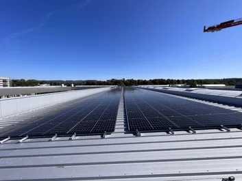 Photovoltaikanlage in Frauenfeld (TG) – Detail