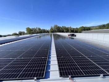 Photovoltaikanlage in Frauenfeld (TG) – Detail